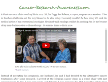 Tablet Screenshot of cancer-research-awareness.com